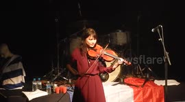 Crowd sings La Marseillaise during Pete Doherty gig at Paris' Bataclan
