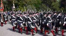 2016 Atholl Highlanders Parade at Blair Castle before His Grace, the Duke of Atholl