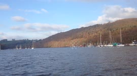 Royal Navy Helicopter's Incredible Flyby Over Water