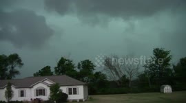 June 2012 North American Derecho Trees Knocked Over