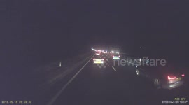 Rubbernecking accident