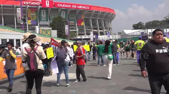 Fans gather around Azteca Stadium ahead of 2026 FIFA World Cup opening ...