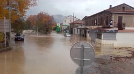Newsflare Edit - Heavy rains bring major flood to Corsica, France