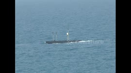 submarine INS Sindhuvir moving in bay of bengal near visakhapatnam