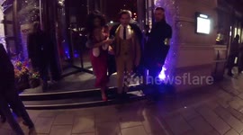 Playboy model Chloe Khan and Rodrigo Alves spotted in Mayfair