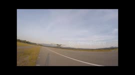 Skydiving landings video