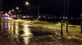 Scarborough Seafront Flood 5 December 2013