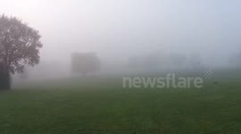 Quadcopter Breaks Through UK Fog