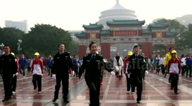 Police Flashmob in China