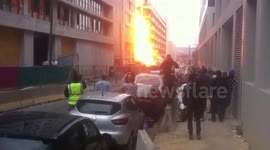 Gas Leak Causes Fire in Marseille