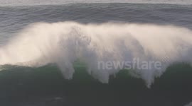 Nazaré big wave slow motion 4