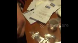 Irish lad eats Scorpion on a Saturday night out