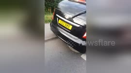 Newsflare Edit - 4 vehicle pile up raw footage part 2