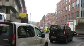 Incident on corner of King Street / City Place in Leeds with Armed Police