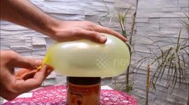 How to use a balloon to seal a jar