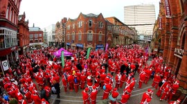 Leeds St Gemma's Santa Dash 
