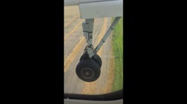 Watch what happens during jet landing!