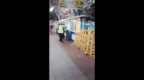 Clapham Junction becomes eerie 'ghost station' as Southern Rail strike continues