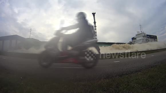 Scooter vs. Ship Launch