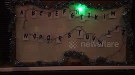 Stranger Things superfan creates Christmas display inspired by the 