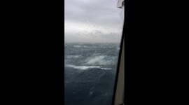 Ferry Terror: 15ft waves, 65 knot winds, roof caving in, screams and of course plenty of vomit...