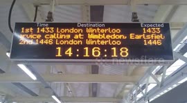 Newsflare Edit - South West Trains changes station names to make them festive