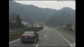 Boy, 4, walks onto motorway by mistake