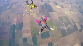 Woman with severe scoliosis trains to become a solo skydiver
