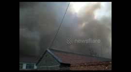 Chinese village obliterated by massive explosion at 'illegal firework factory' which 'looked like nuclear bomb blast'