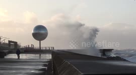 Storm Conor hits Blackpool