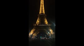 December 24, 2016 Paris Eiffel Tower in lights !!