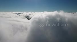 Flying Towards Large Clouds