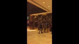 Inside Trump Tower in NYC on New Years Eve