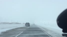 Blowing Snow on Highway