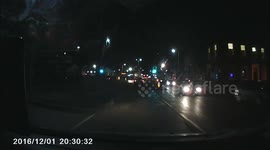 Roundabout Near Collision / Crash #1