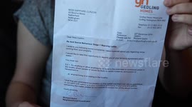 Mum threatened with an ASBO because of the noise made by her son aged TWO