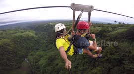 British Friend Tries Long Zipline and Crazy Offroad Vehicle In Philippines
