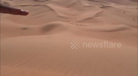 Sand Boarding In The Dubai Desert.....EPIC FACE PLANT!