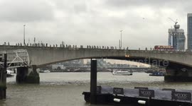 Tube Strike - Hungerford Bridge - 8.34