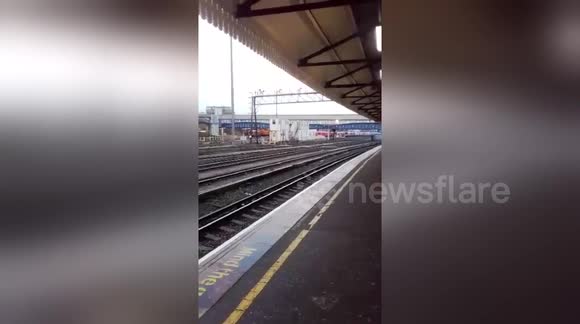 Clapham Junction platform completely empty after Tube Strike evacuation