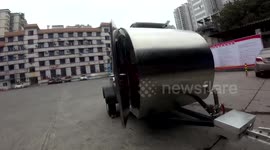 Handmade 2.4 meters minimum car can accommodate 2 people