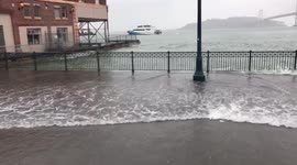 'King tide' overflows onto pavement in San Francisco