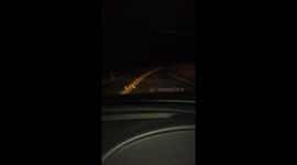 Passenger Captures Moment Car Flies off Road flipping twice and Landing upsiding diwn