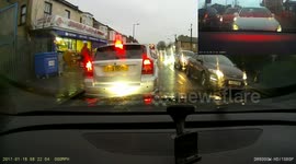Boxed in and caused accident on Enfield Lock level crossing