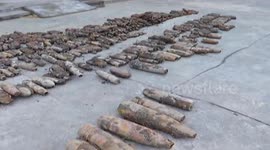 More than 400 artillery shells found in Chinese village
