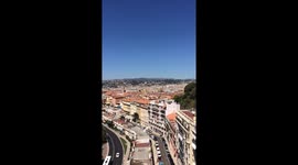 City view of Nice, France french riviera