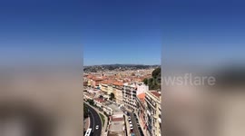 Newsflare Edit - City view of Nice, France french riviera