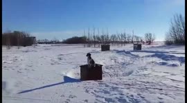 Dog think she's snoopy