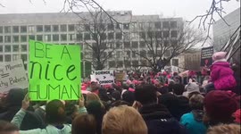 Women's march in dc