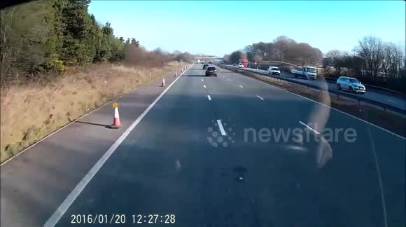 Police chase on M56